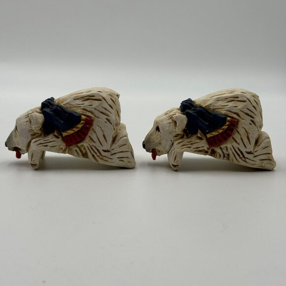 David Frykman Figurines by Frykman Polar Bear with Scarf Shelf Sitter 2.25" Reti - Picture 7 of 7